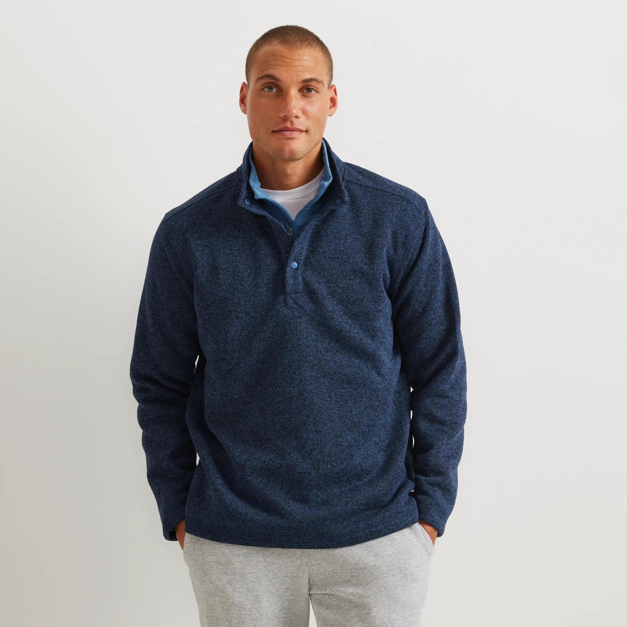 Men's Radiator Fleece 2.0 Snap Mock Pullover