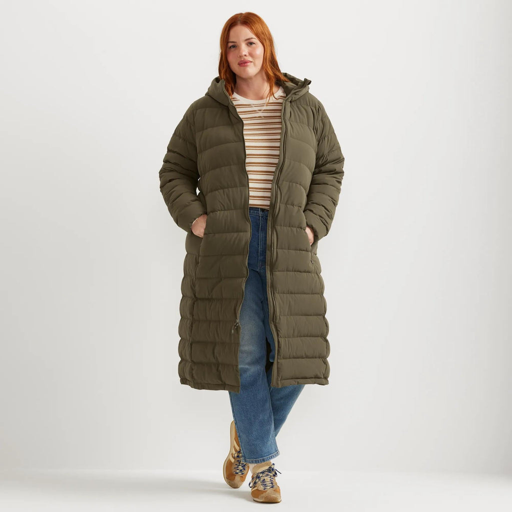 Women's EB Stretch Down Hooded Duffle Coat