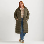 Women's EB Stretch Down Hooded Duffle Coat