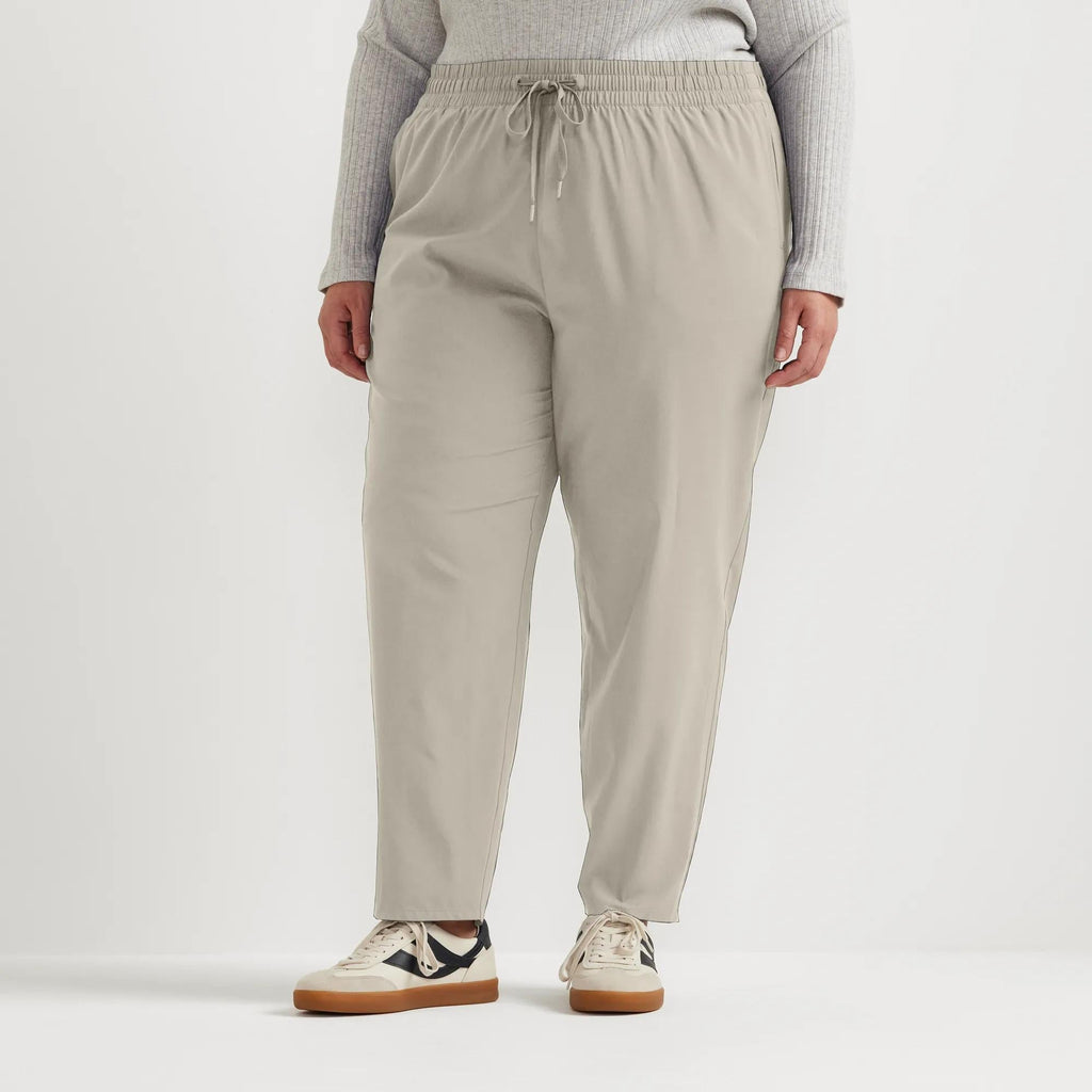 Women's Departure Stretch Tie-Front Ankle Pants