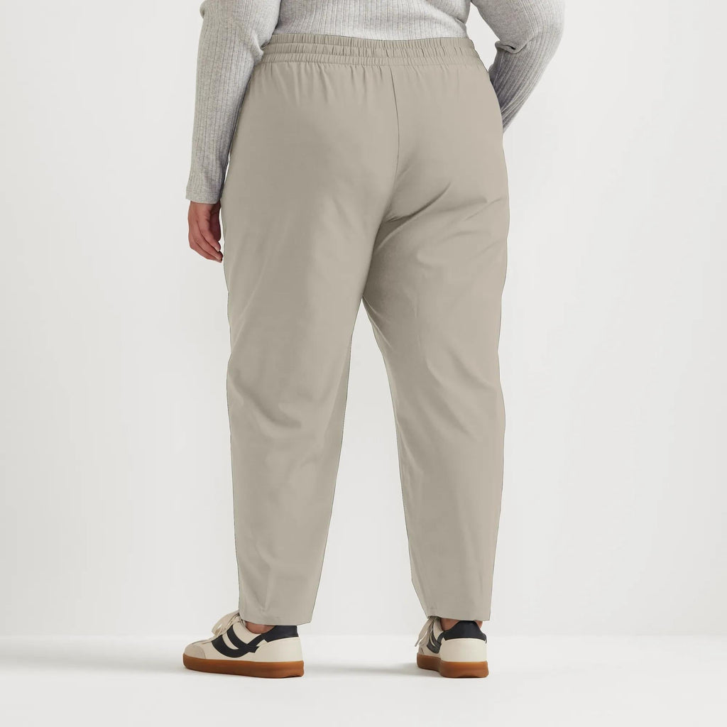 Women's Departure Stretch Tie-Front Ankle Pants