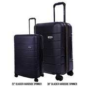 2 Pc Set Glacier Hardside Spinner (30 And 22) - Storm