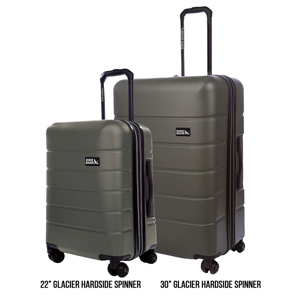 2 Pc Set Glacier Hardside Spinner (30 And 22)