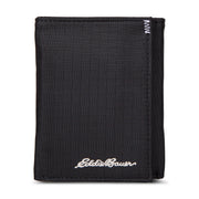 Companion Ripstop Nylon Trifold Wallet - Black