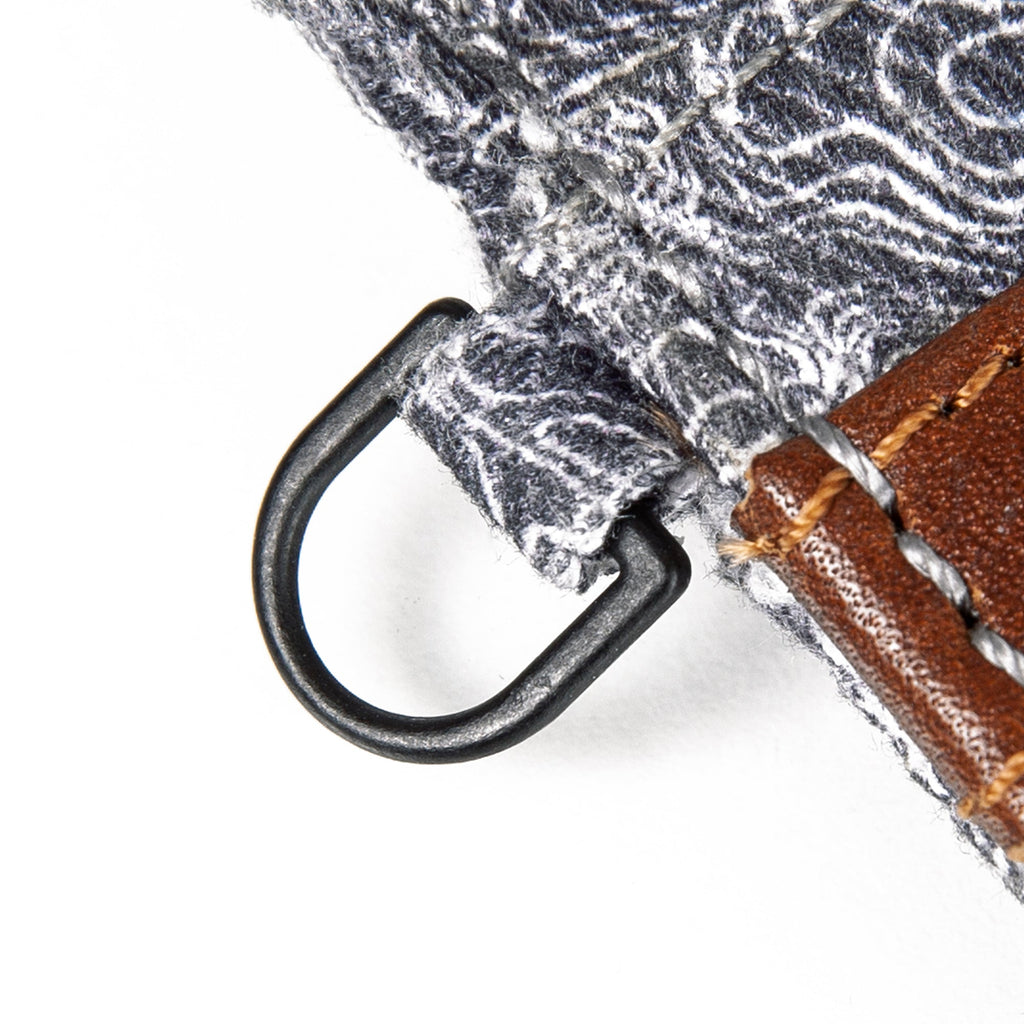 Pioneer Leather And Printed Cotton Canvas Card Case