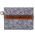 Pioneer Leather And Printed Cotton Canvas Card Case