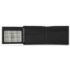 EB Signature Logo Leather Flip Id Bifold Wallet