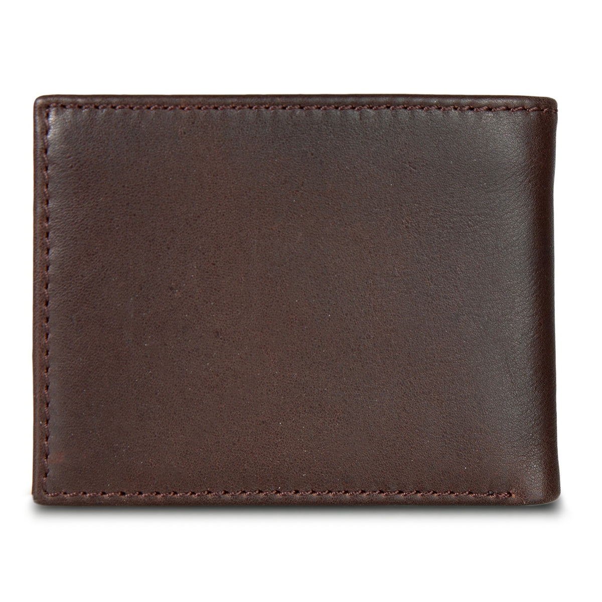 EB Signature Logo Leather Flip Id Bifold Wallet