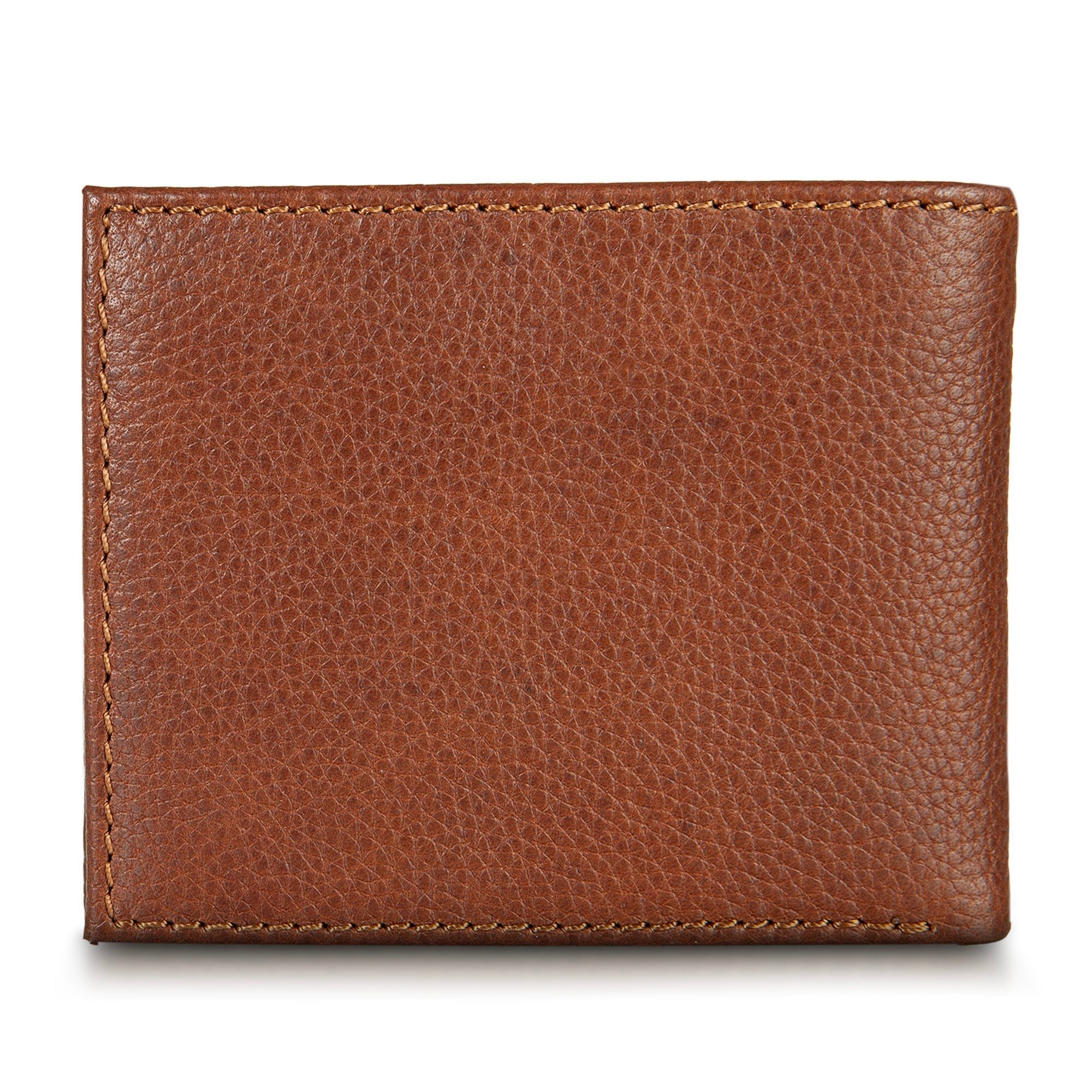 EB Signature Logo Leather Flip Id Bifold Wallet