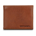 EB Signature Logo Leather Flip Id Bifold Wallet