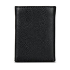 EB Signature Logo Leather Trifold Wallet