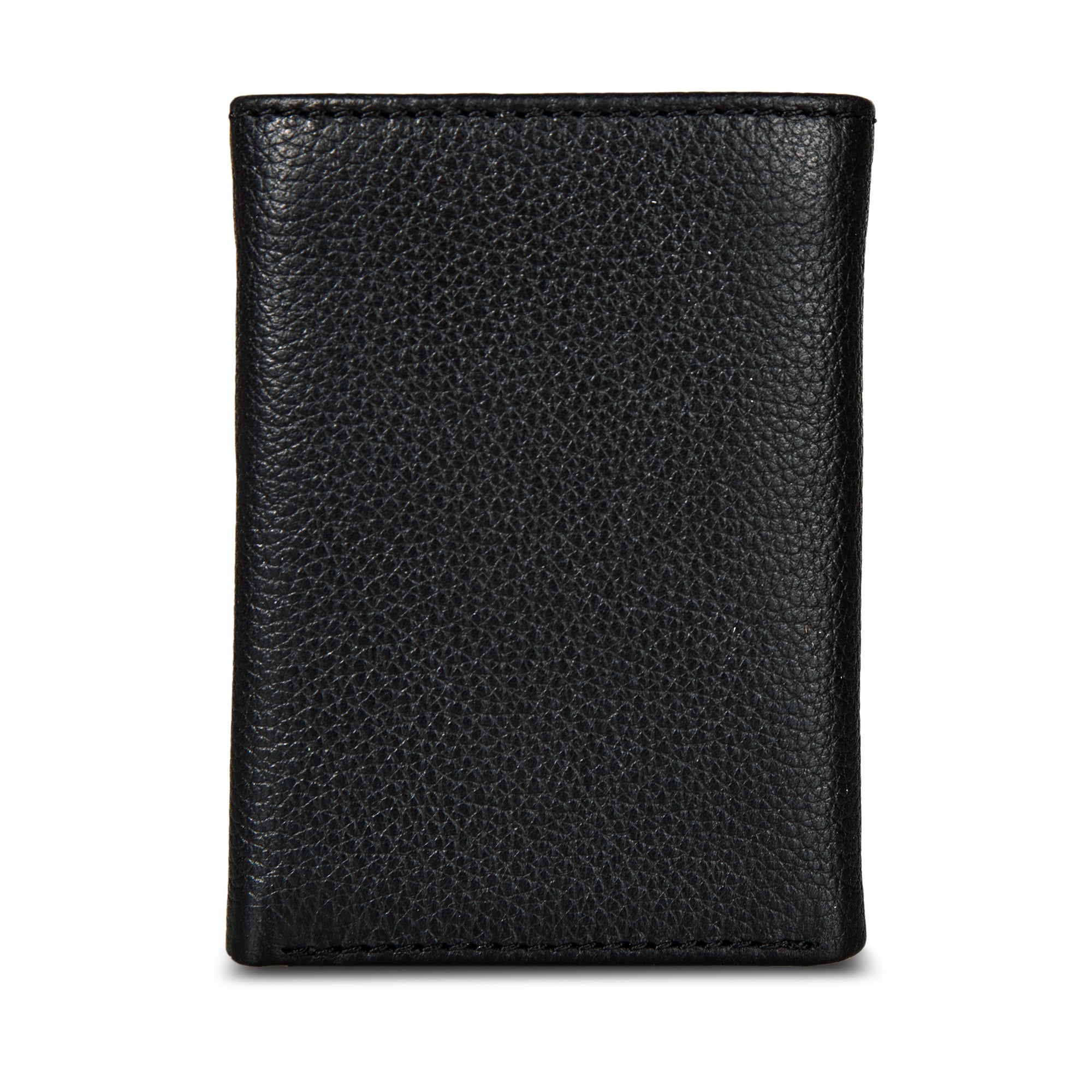 EB Signature Logo Leather Trifold Wallet