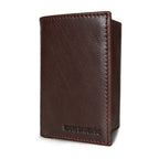 EB Signature Logo Leather Trifold Wallet