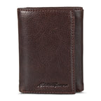EB Signature Logo Leather Trifold Wallet