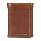 EB Signature Logo Leather Trifold Wallet