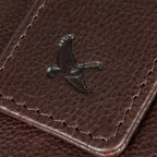 EB Signature Logo Leather Bifold With Money Clip Wallet