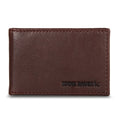EB Signature Logo Leather Bifold With Money Clip Wallet