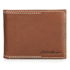 EB Signature Top Stitch Leather Passcase Wallet