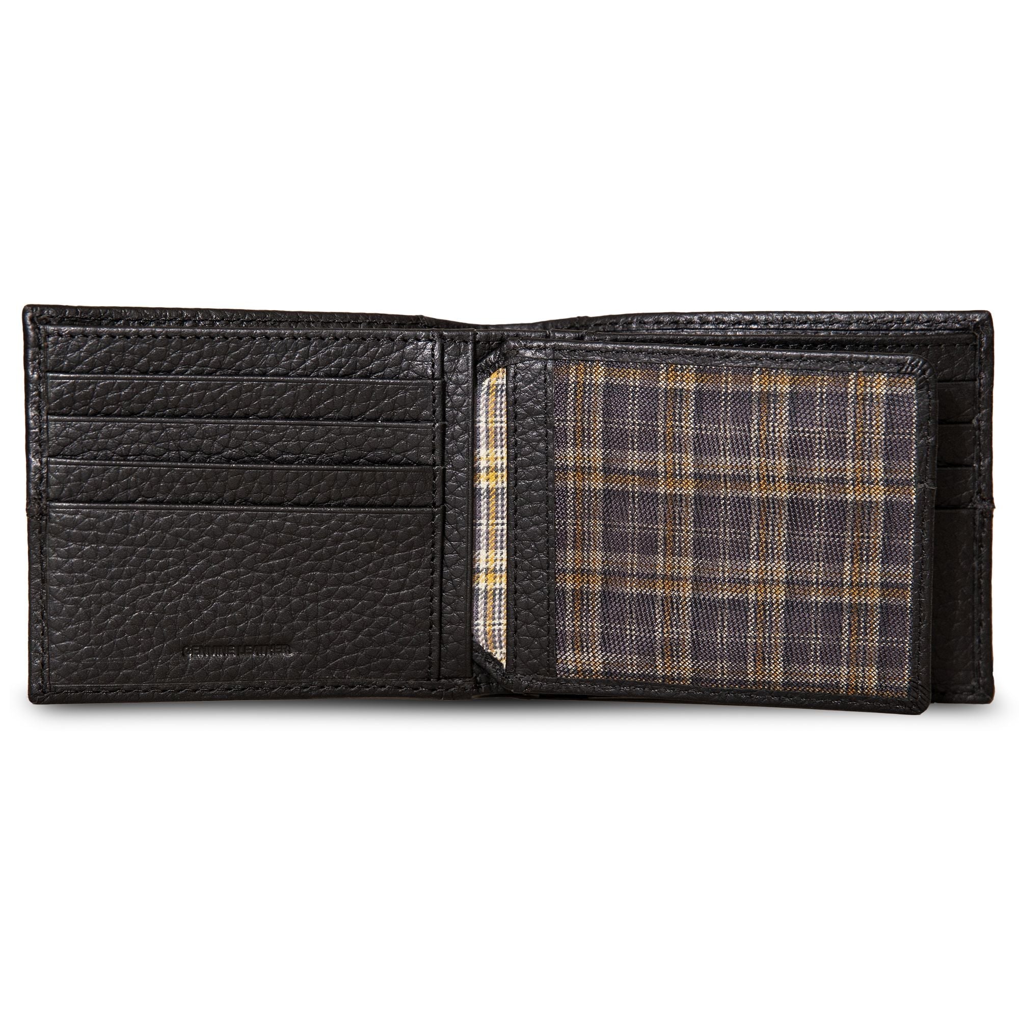Extra Capacity Rugged Leather Bifold With Flip Id