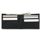 Extra Capacity Rugged Leather Bifold With Flip Id