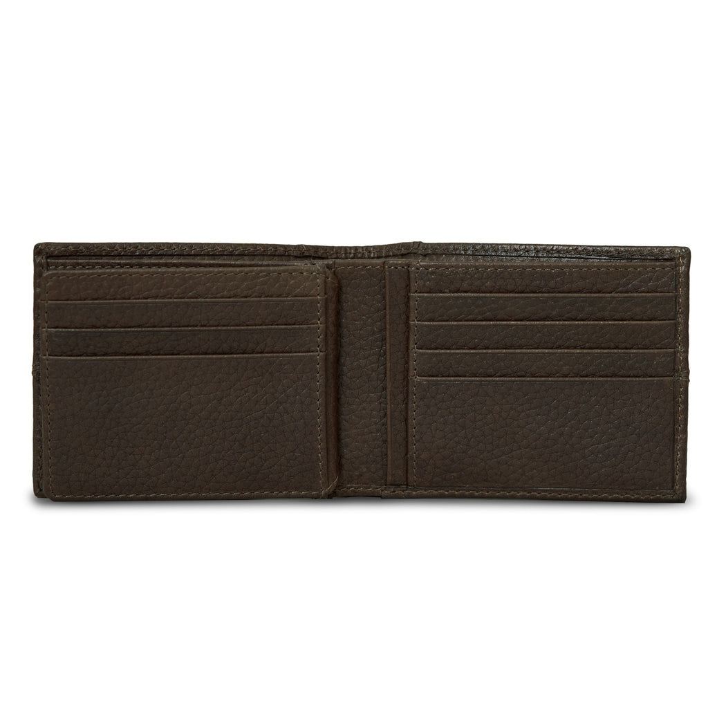 Extra Capacity Rugged Leather Bifold With Flip Id