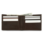 Extra Capacity Rugged Leather Bifold With Flip Id
