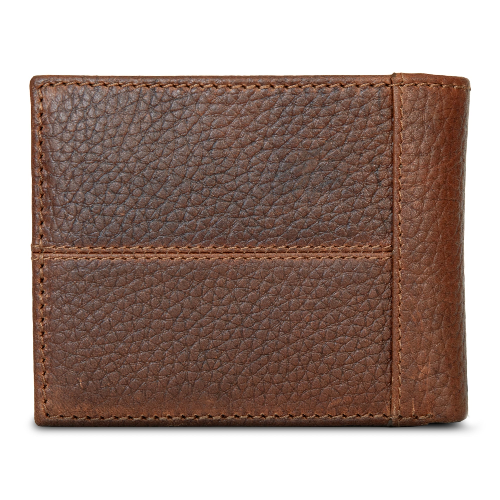 Extra Capacity Rugged Leather Bifold With Flip Id