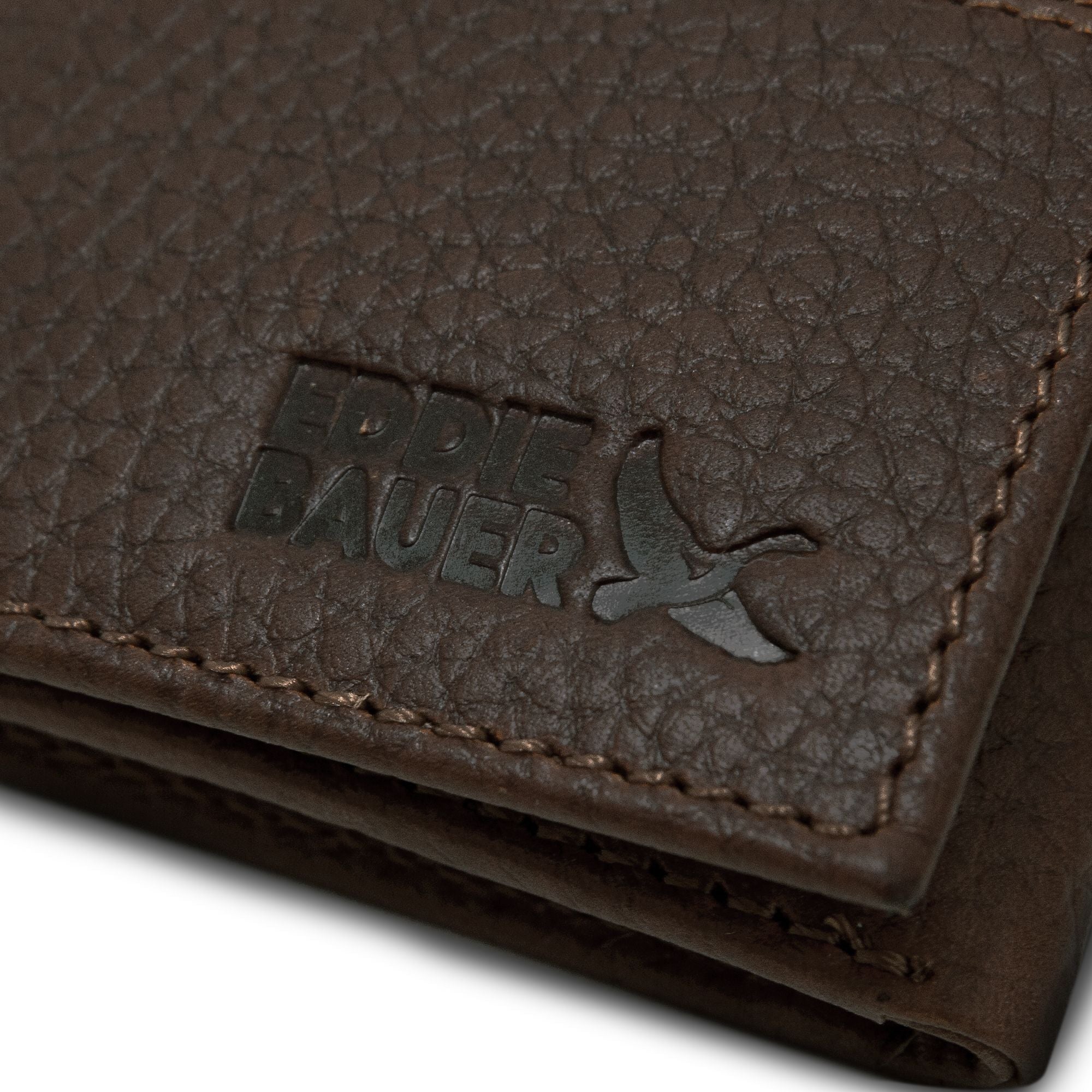 Extra Capacity Rugged Leather Trifold With Flip Id