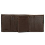 Extra Capacity Rugged Leather Trifold With Flip Id