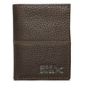 Extra Capacity Rugged Leather Trifold With Flip Id