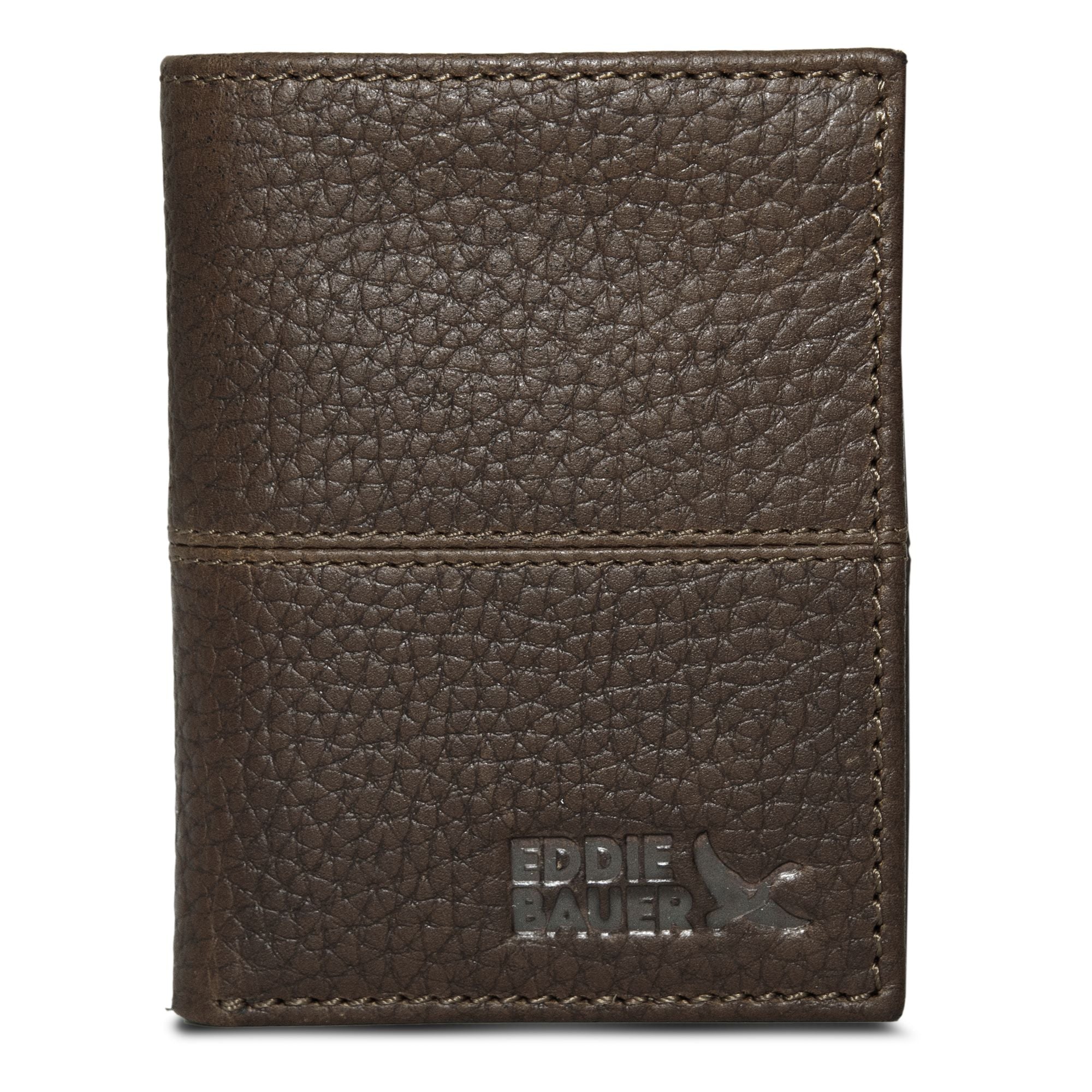 Extra Capacity Rugged Leather Trifold With Flip Id