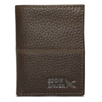 Extra Capacity Rugged Leather Trifold With Flip Id