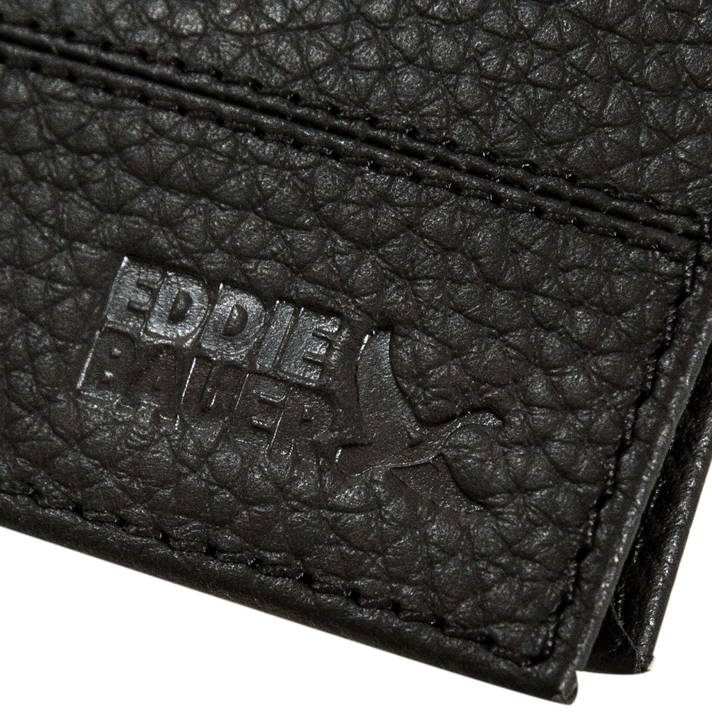 Rugged Leather Money Clip Bifold Wallet