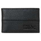 Rugged Leather Money Clip Bifold Wallet