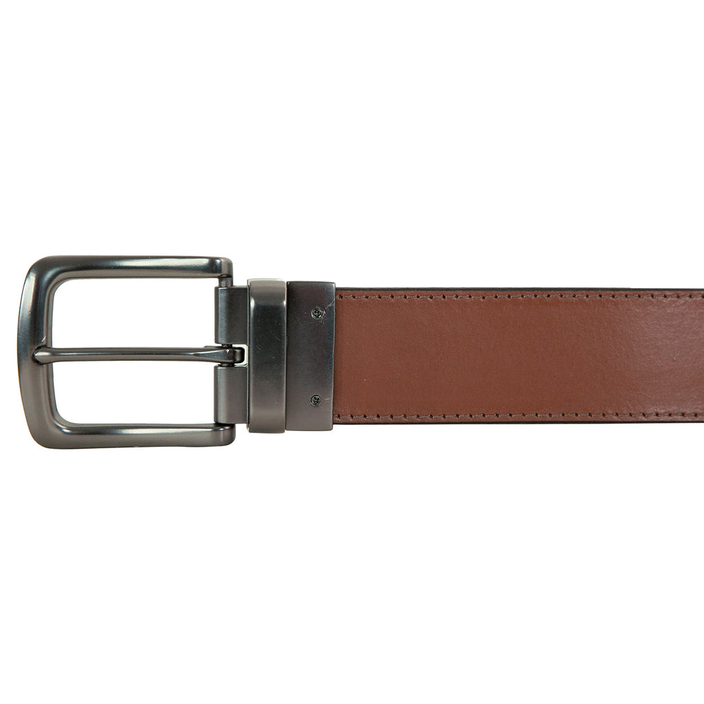 Men's Smooth Leather Reversible Belt