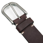 Men's Hand Tacked Leather Jean Belt