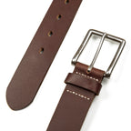 Men's Reinforced Tab Leather Belt