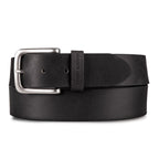 Men's Bridle Leather Belt With Nickel Finish Buckle