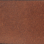 Men's Bridle Leather Belt With Nickel Finish Buckle