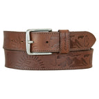 Men's Debossed Eddie Bauer Logo Leather Belt