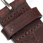 Men's Debossed Live Your Adventure Leather Belt