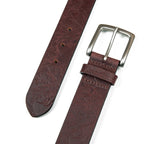 Men's Debossed Live Your Adventure Leather Belt