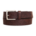 Men's Debossed Live Your Adventure Leather Belt