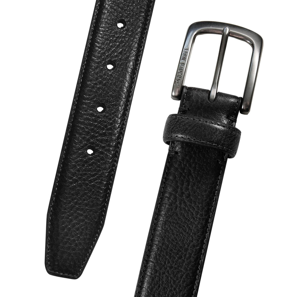 Men's Classic Feather Edge Leather Belt