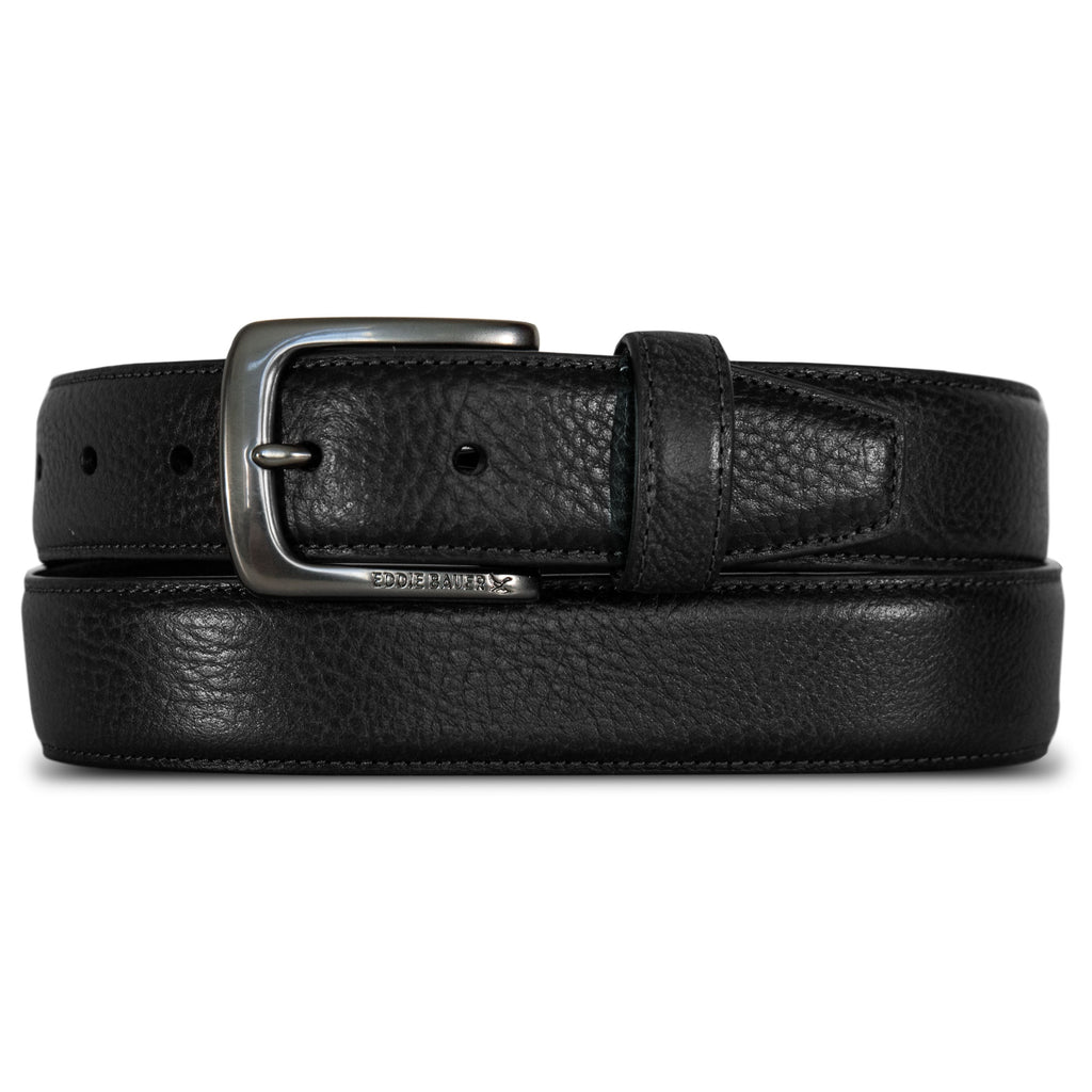 Men's Classic Feather Edge Leather Belt