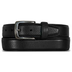 Men's Classic Feather Edge Leather Belt