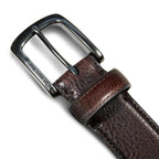 Men's Classic Feather Edge Leather Belt