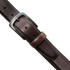 Men's Classic Feather Edge Leather Belt