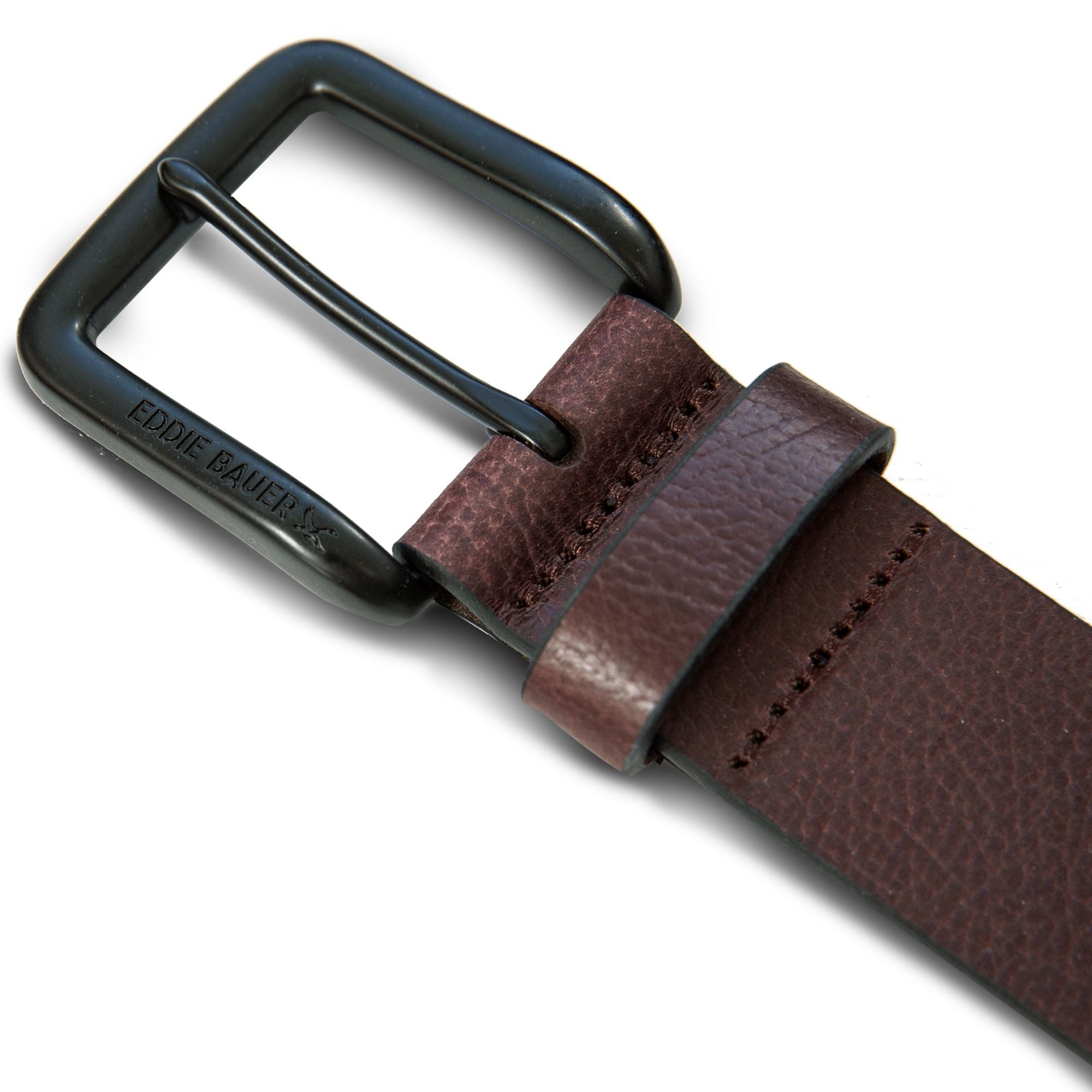 Men's Matte Leather Jean Belt