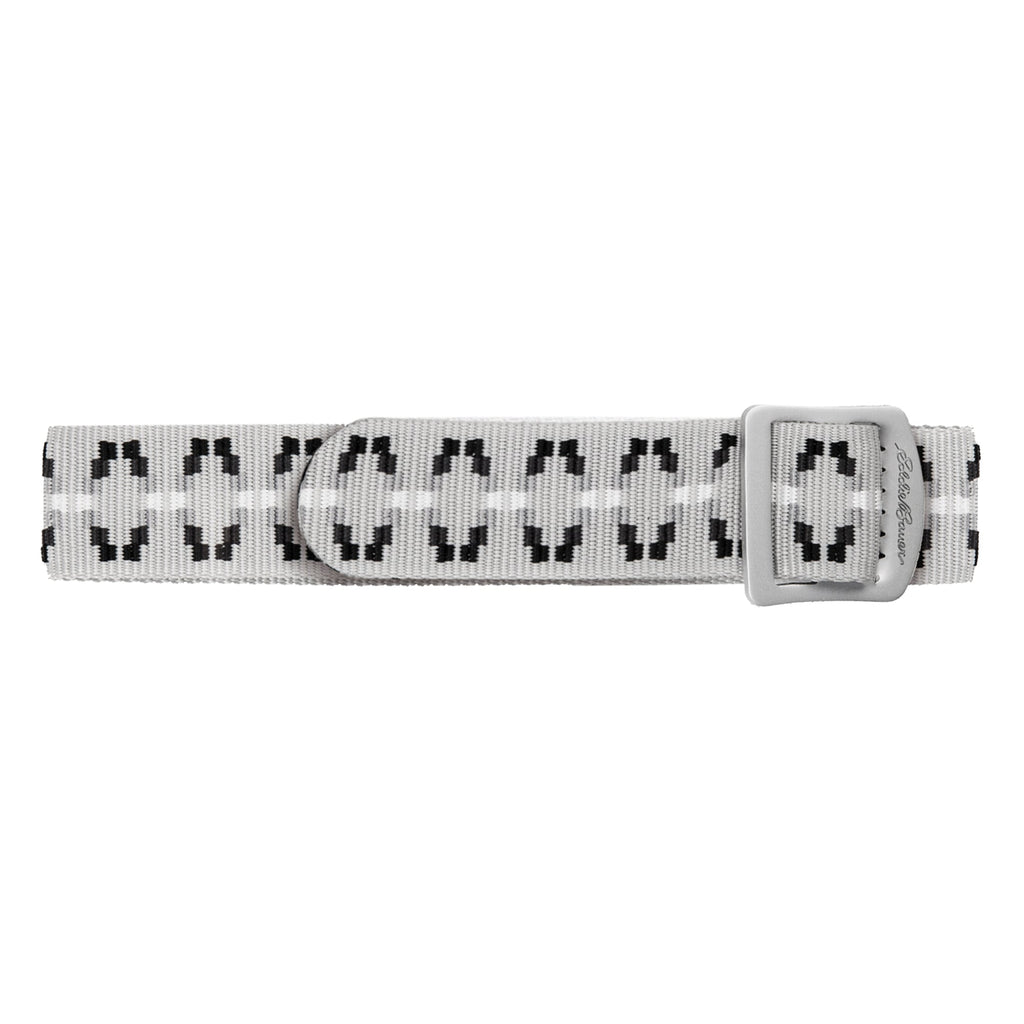 Women's Cascade Webbing Belt With Engraved Metal Buckle